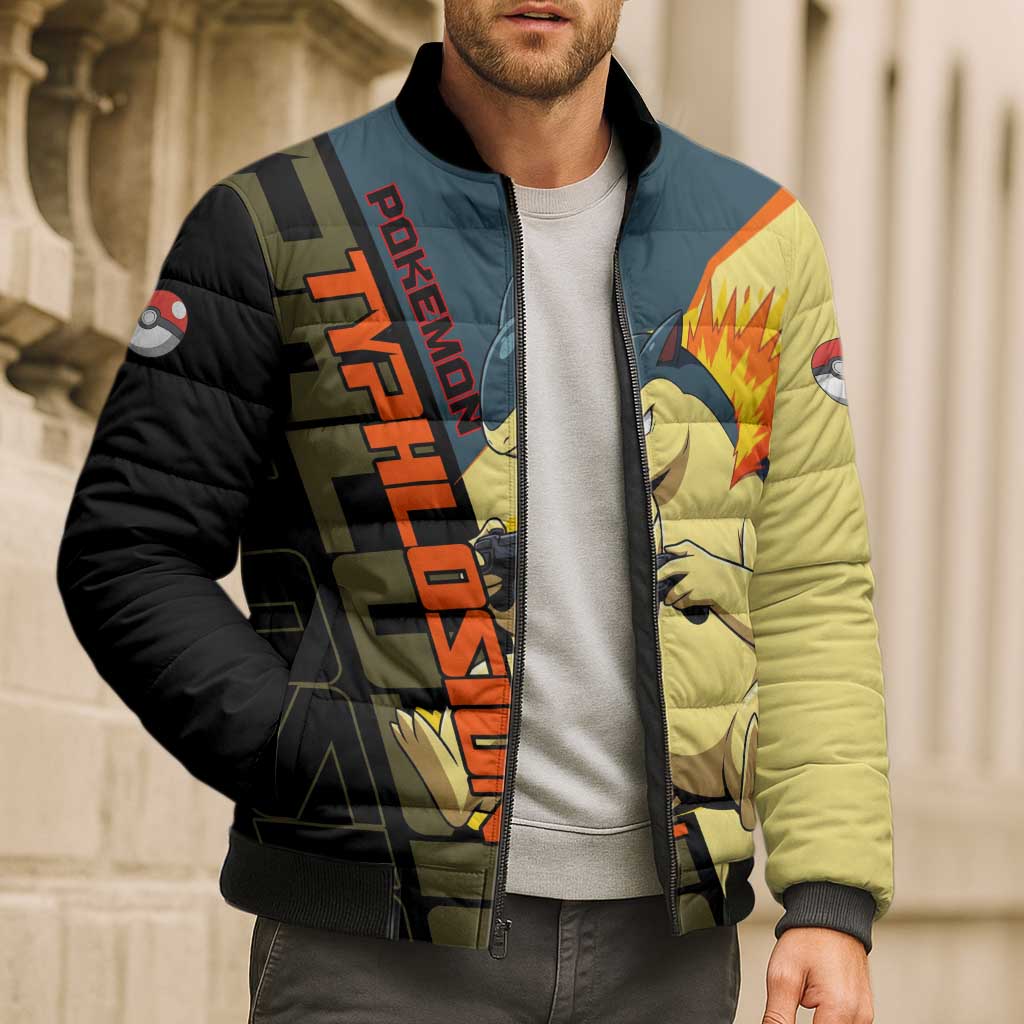 Typhlosion Poké Bomber Puffer Jacket Classic Retro Anime Style