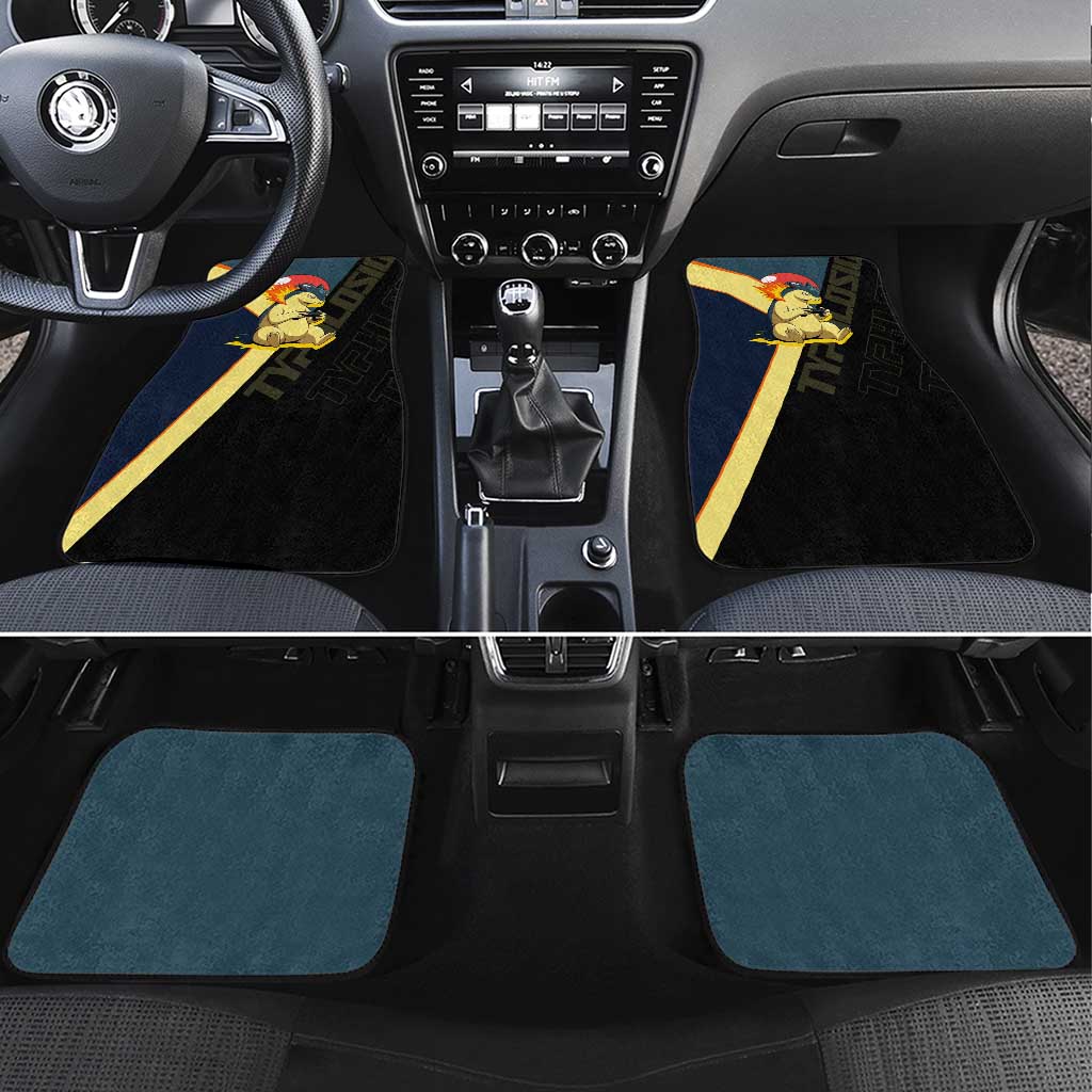 Typhlosion Poké Car Mats Classic Retro Anime Style