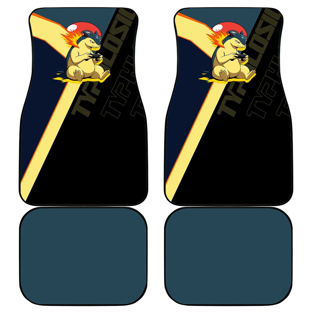 Typhlosion Poké Car Mats Classic Retro Anime Style