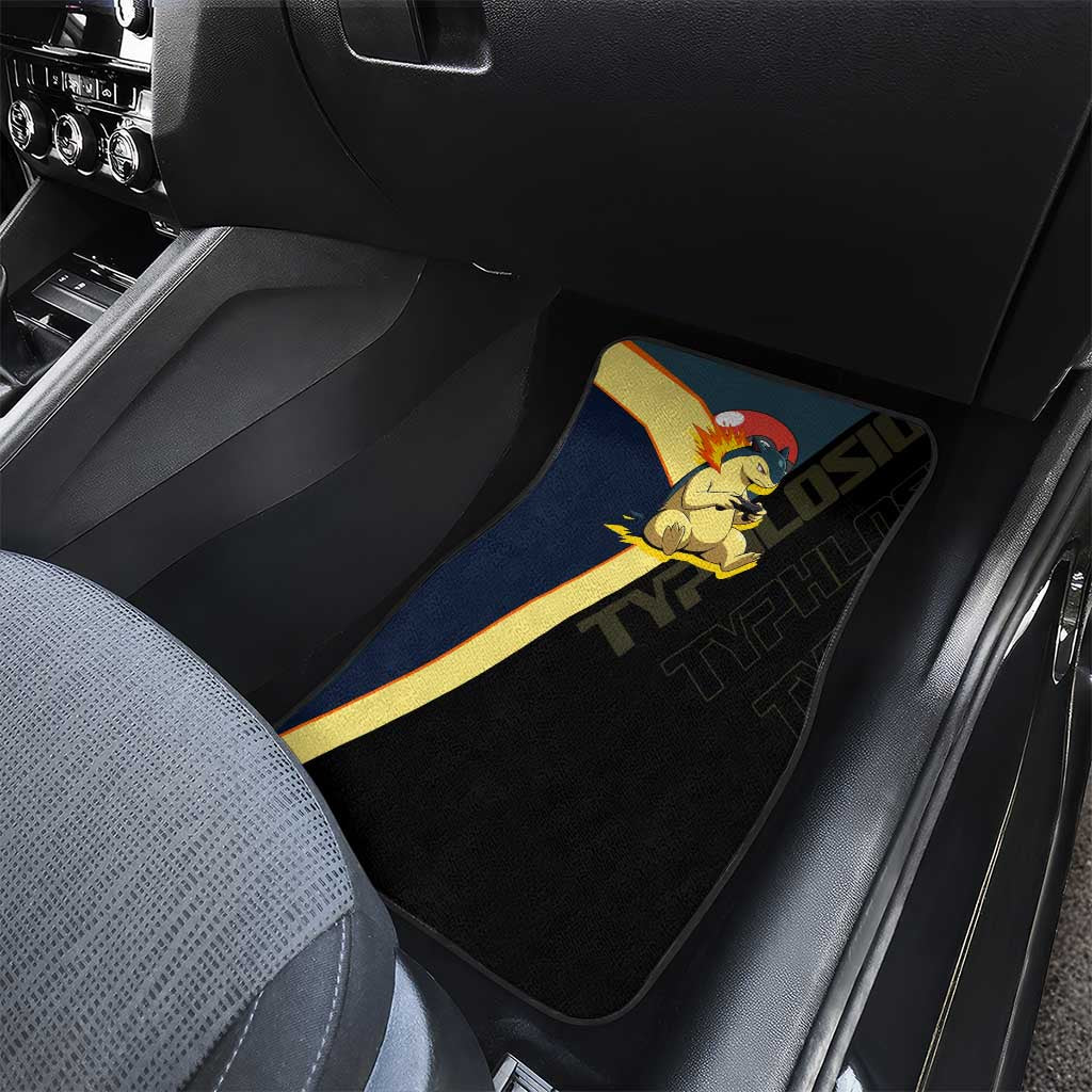 Typhlosion Poké Car Mats Classic Retro Anime Style