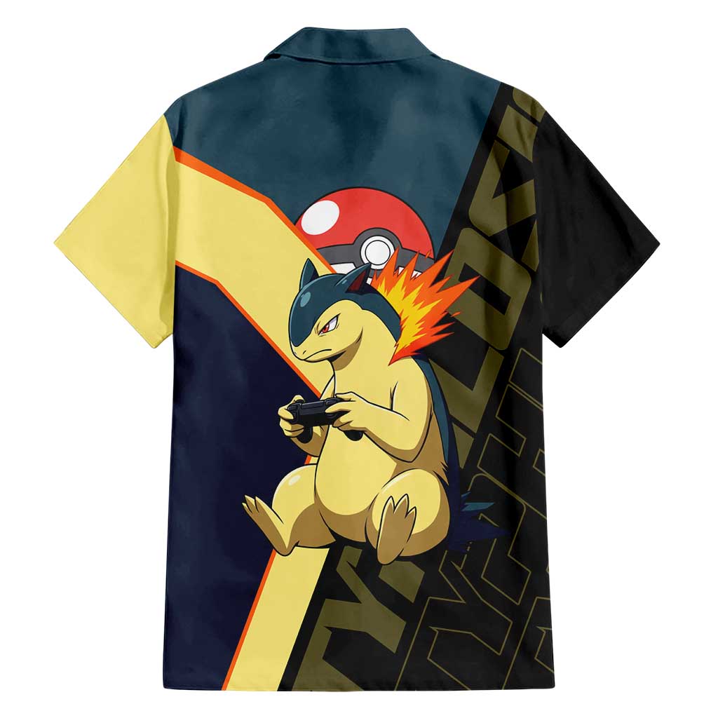 Typhlosion Poké Hawaiian Shirt Classic Retro Anime Style