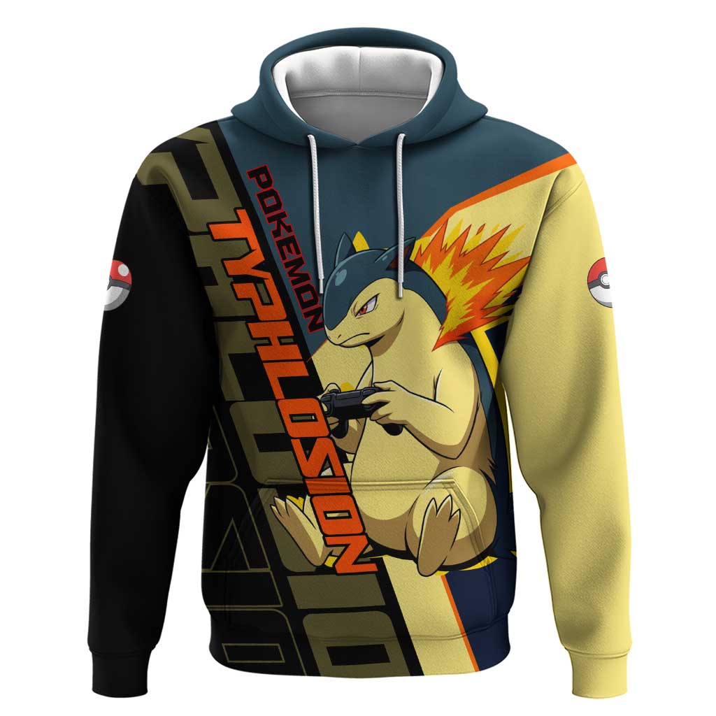 Typhlosion Poké Hoodie Classic Retro Anime Style