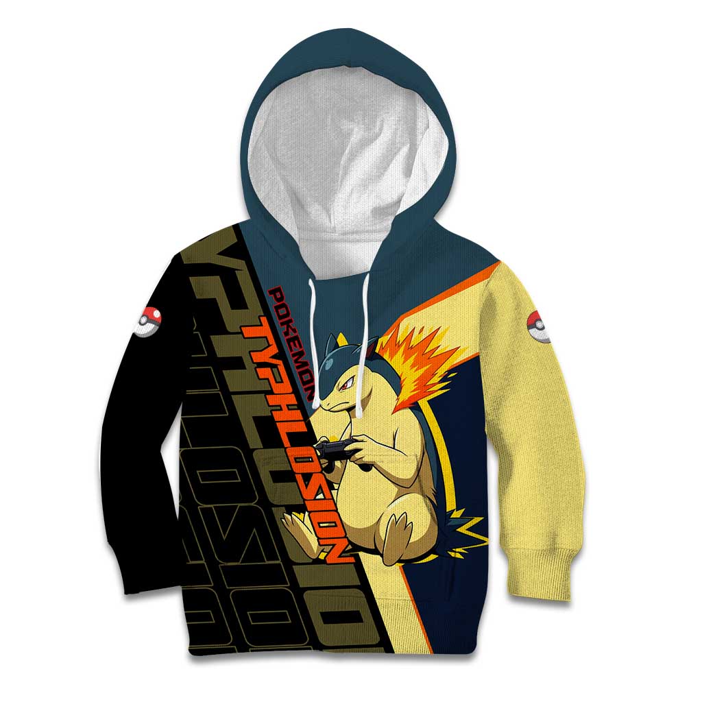 Typhlosion Poké Kid Hoodie Classic Retro Anime Style