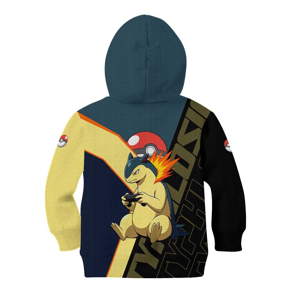 Typhlosion Poké Kid Hoodie Classic Retro Anime Style