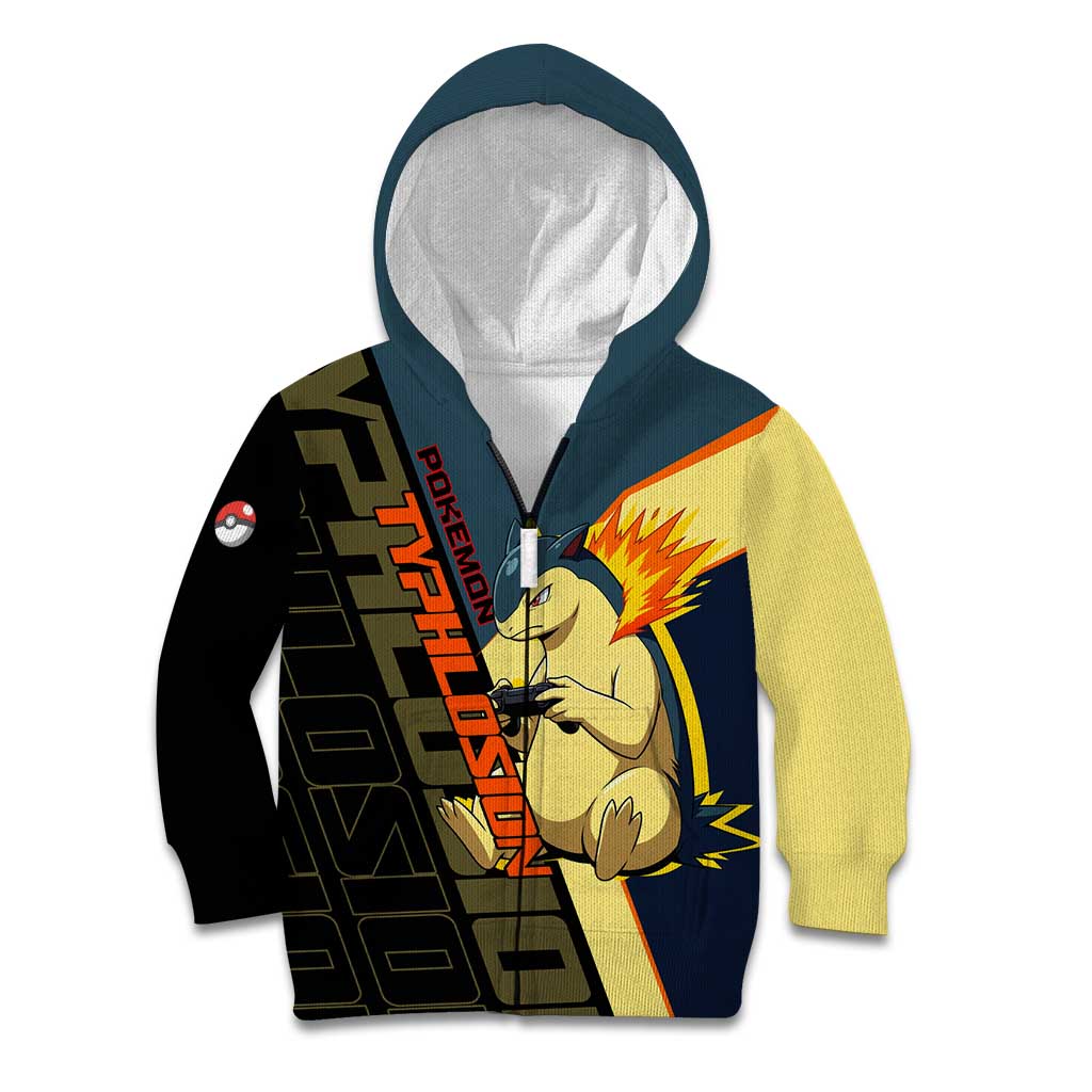 Typhlosion Poké Kid Hoodie Classic Retro Anime Style
