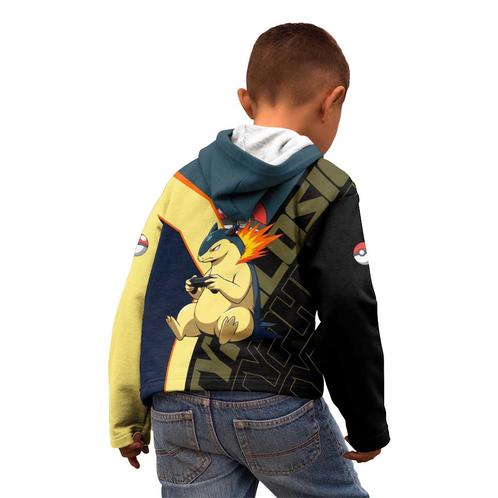 Typhlosion Poké Kid Hoodie Classic Retro Anime Style