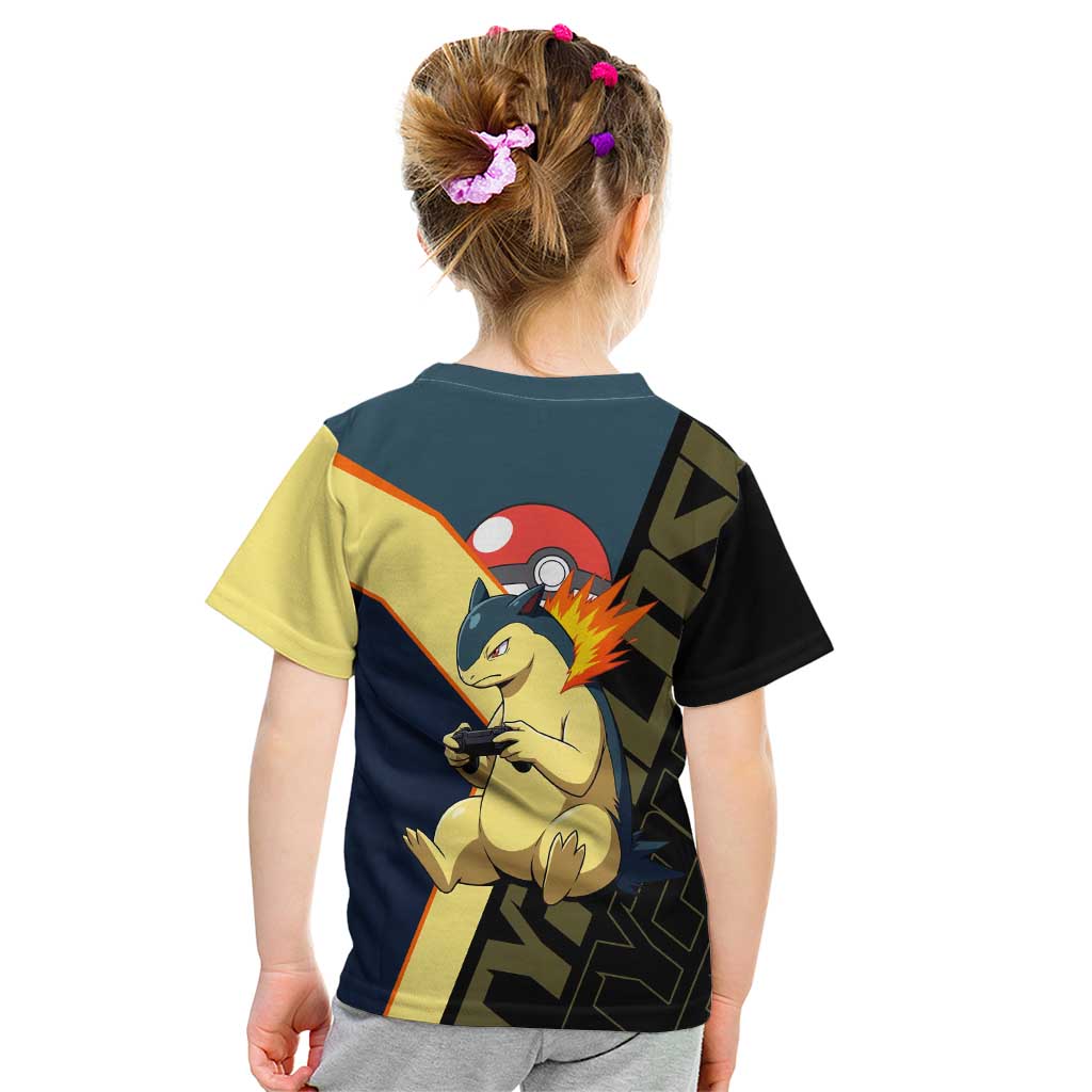 Typhlosion Poké Kid T Shirt Classic Retro Anime Style