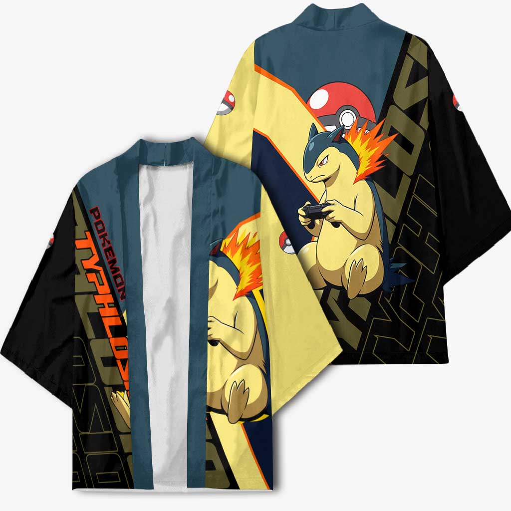 Typhlosion Poké Kimono Classic Retro Anime Style