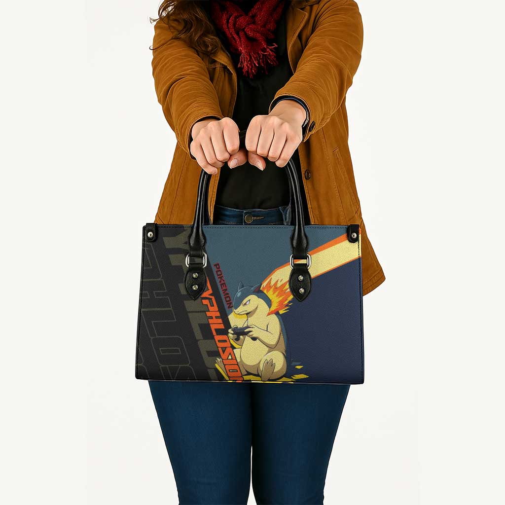 Typhlosion Poké Leather Bag Classic Retro Anime Style
