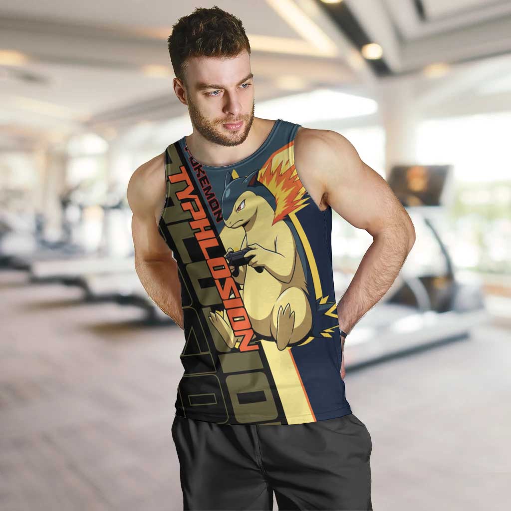 Typhlosion Poké Men Tank Top Classic Retro Anime Style