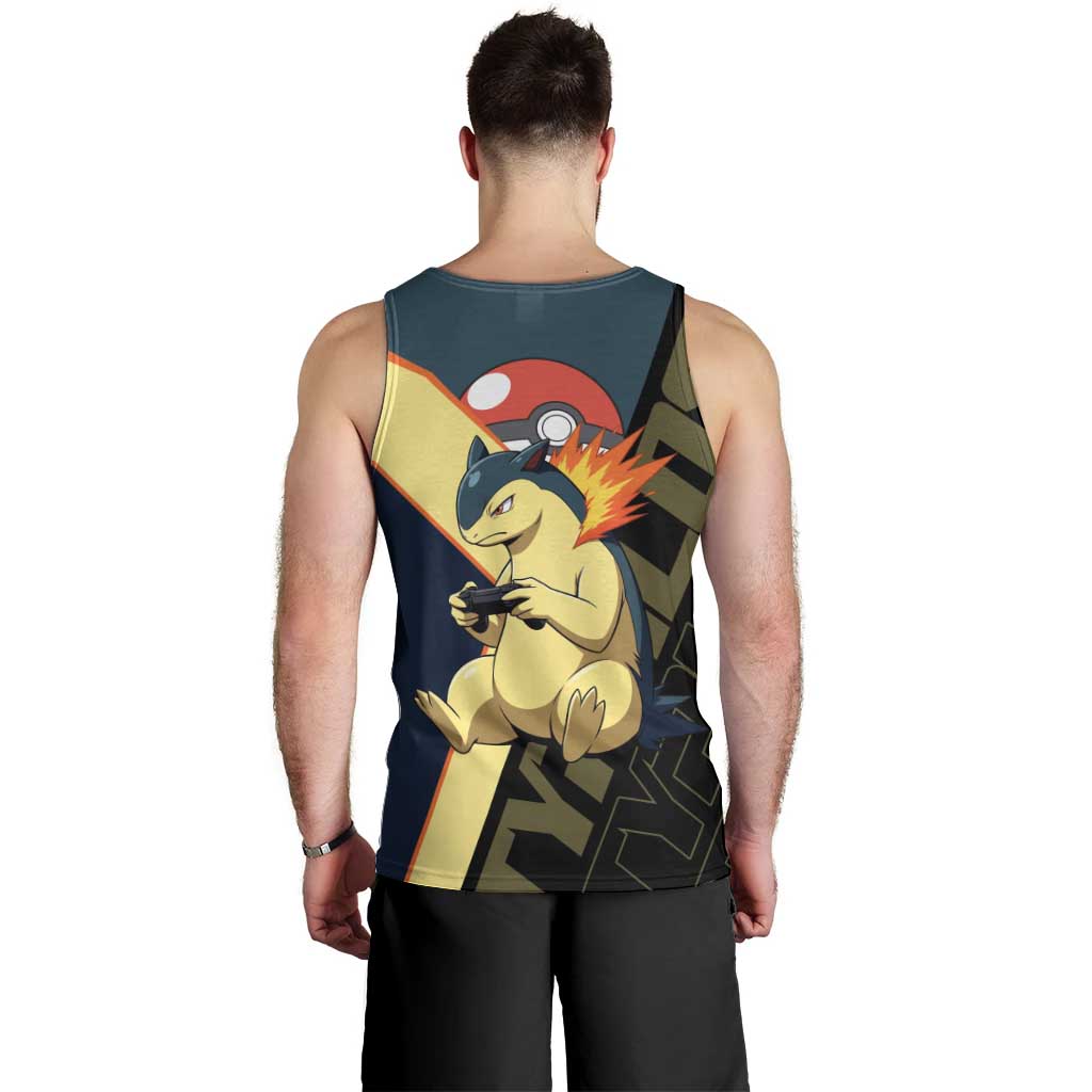 Typhlosion Poké Men Tank Top Classic Retro Anime Style