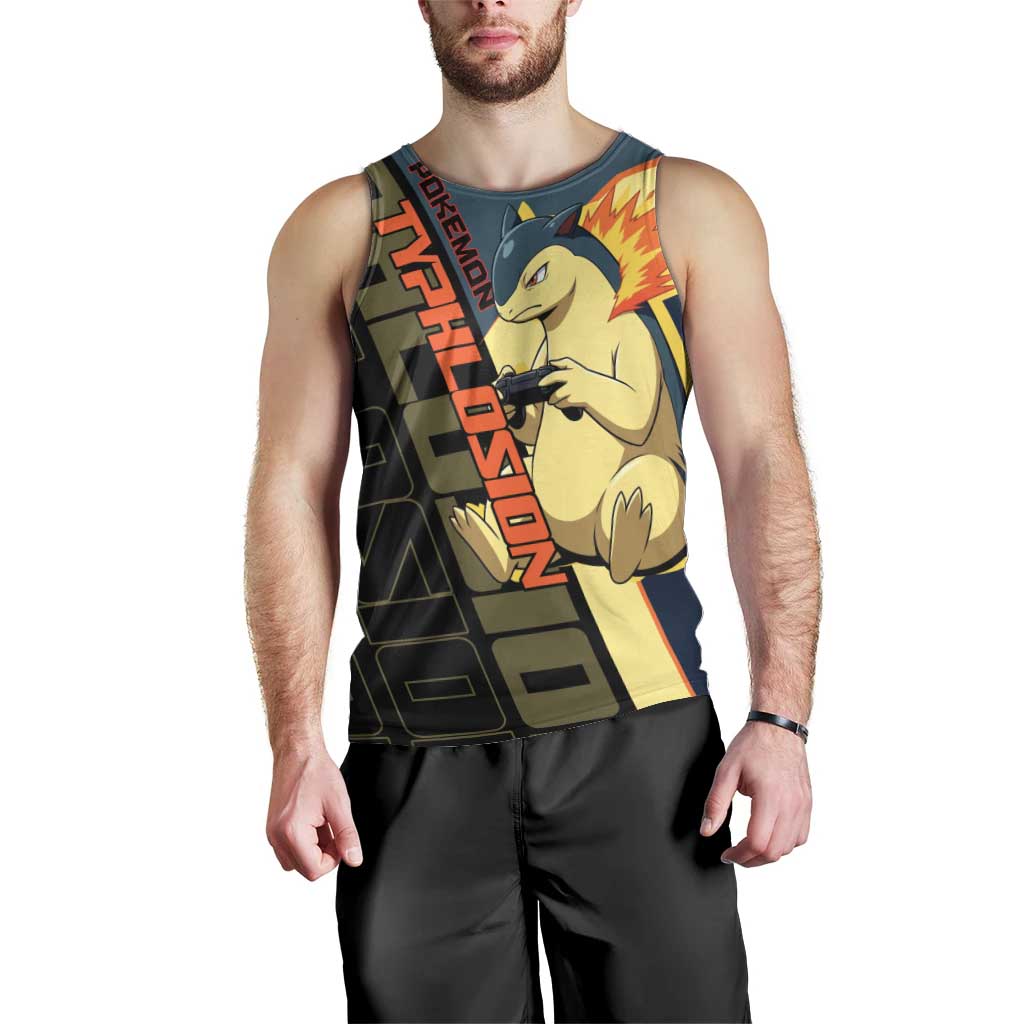Typhlosion Poké Men Tank Top Classic Retro Anime Style