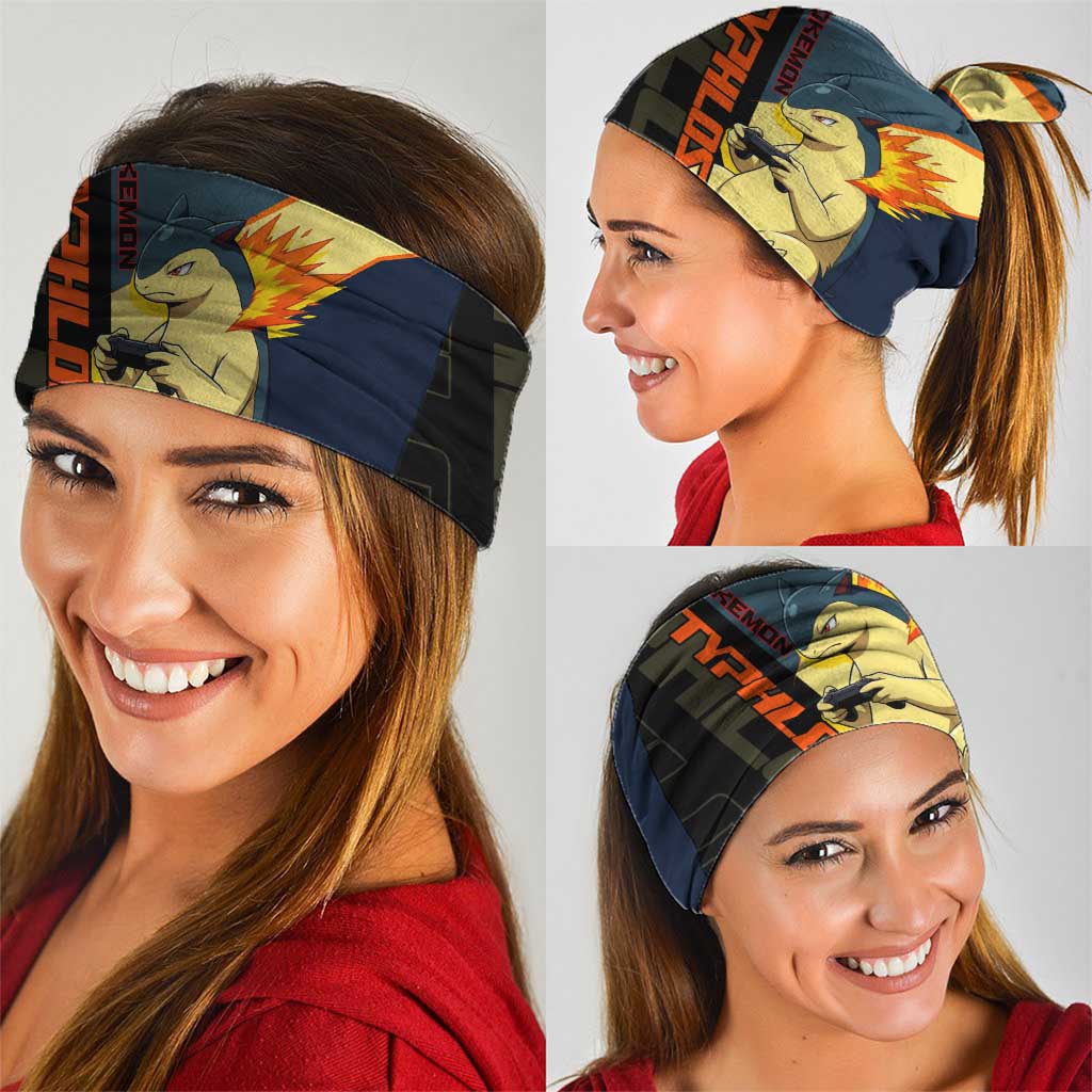 Typhlosion Poké Neck Gaiter Classic Retro Anime Style
