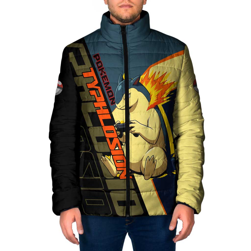 Typhlosion Poké Padded Jacket Classic Retro Anime Style