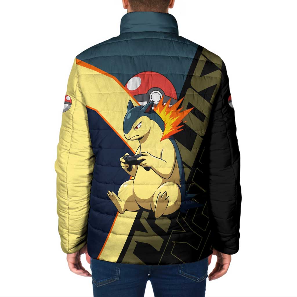 Typhlosion Poké Padded Jacket Classic Retro Anime Style