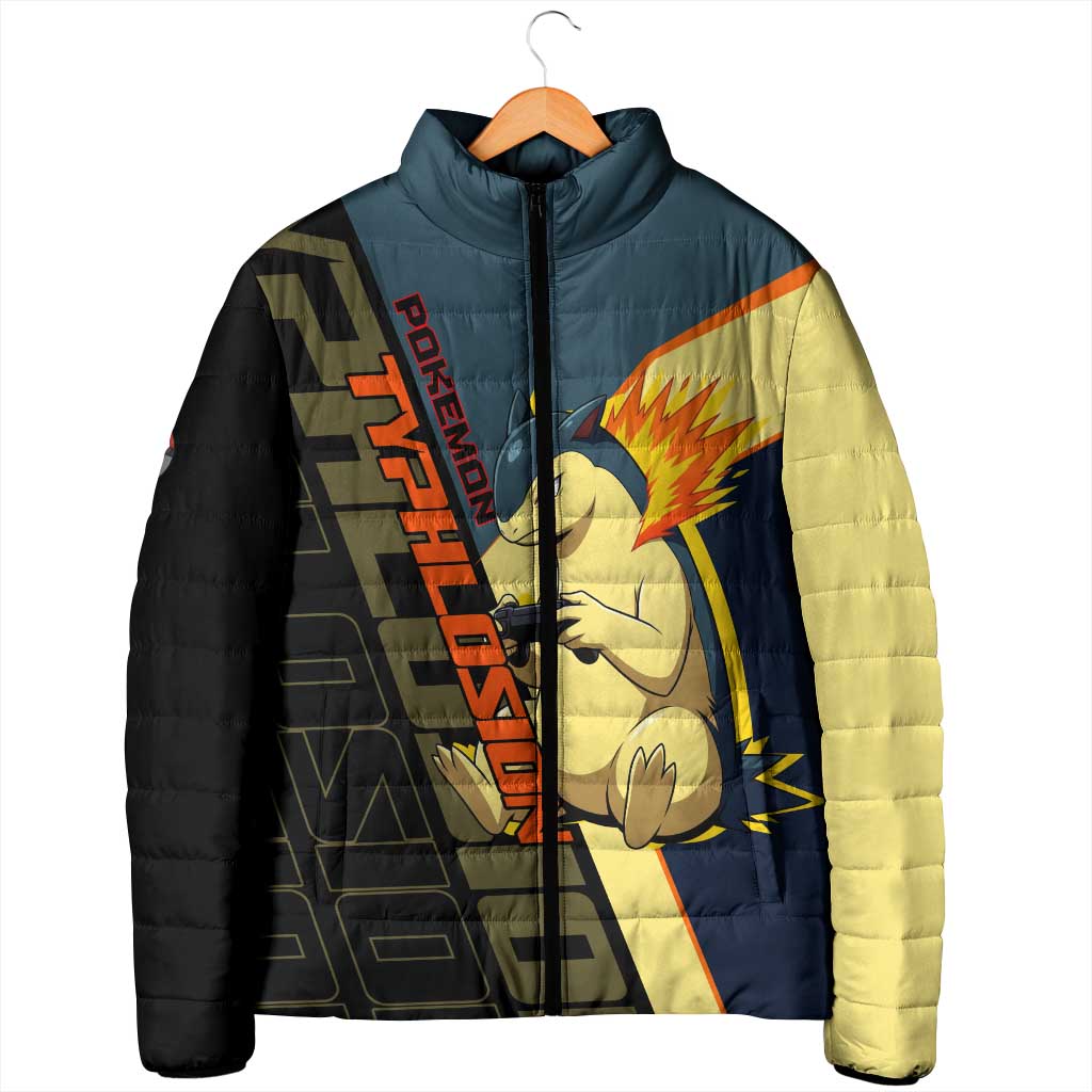 Typhlosion Poké Padded Jacket Classic Retro Anime Style