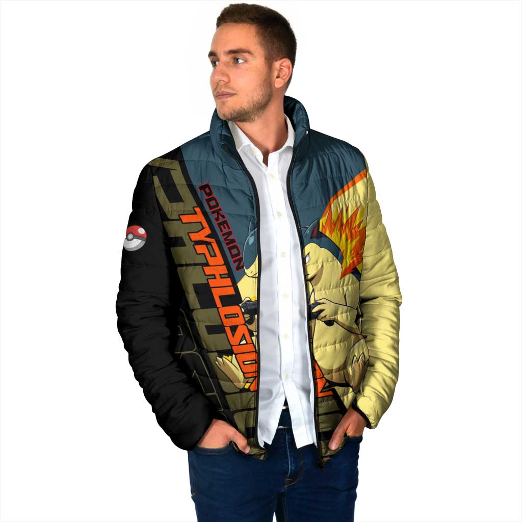 Typhlosion Poké Padded Jacket Classic Retro Anime Style