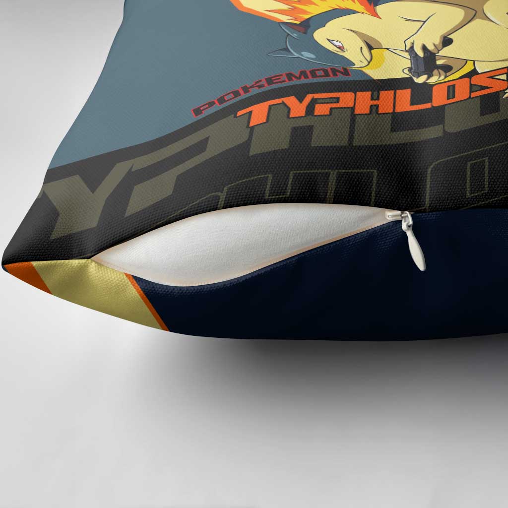 Typhlosion Poké Pillow Cover Classic Retro Anime Style