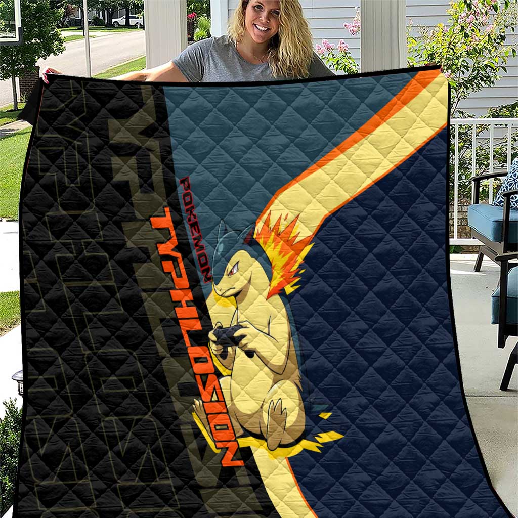 Typhlosion Poké Quilt Classic Retro Anime Style