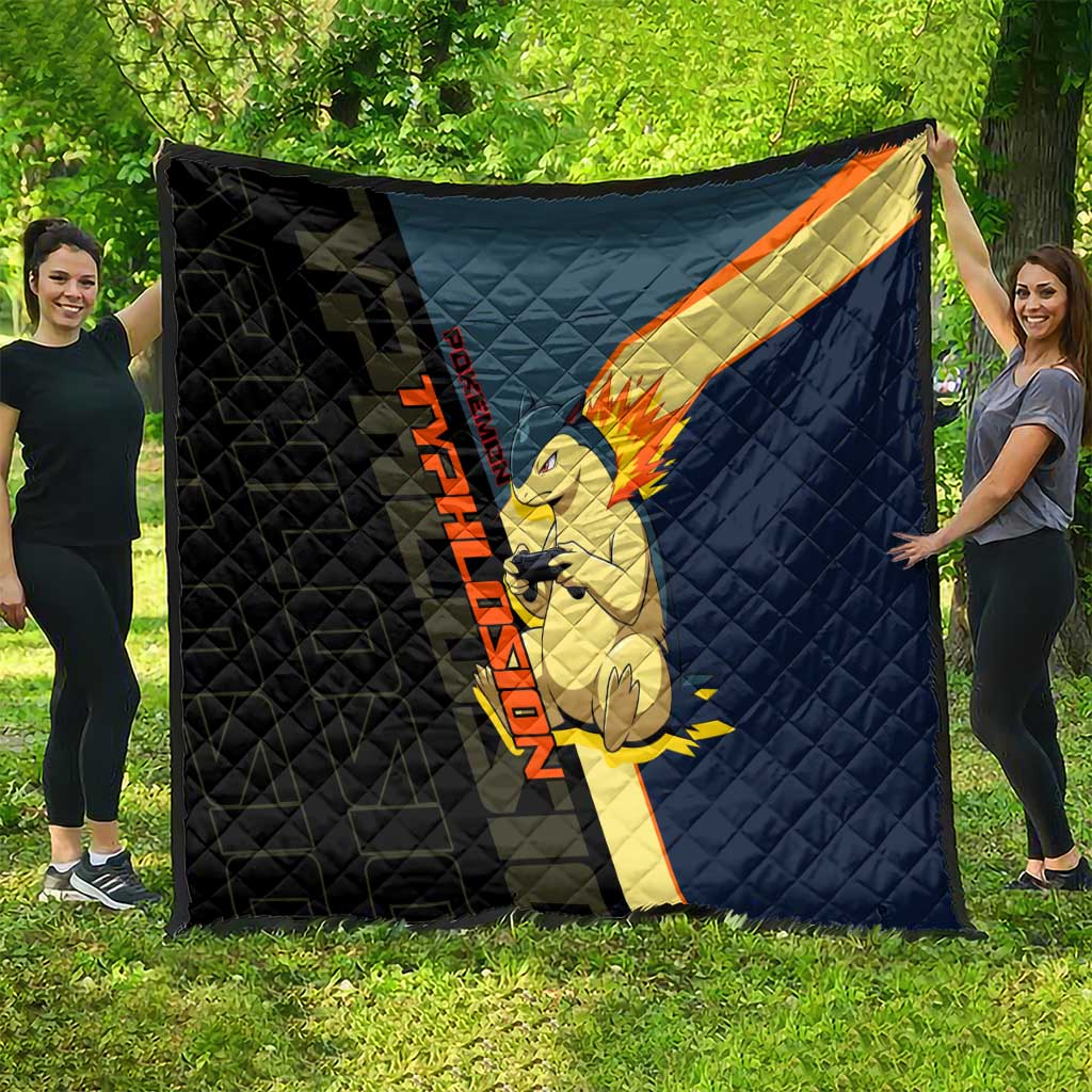 Typhlosion Poké Quilt Classic Retro Anime Style