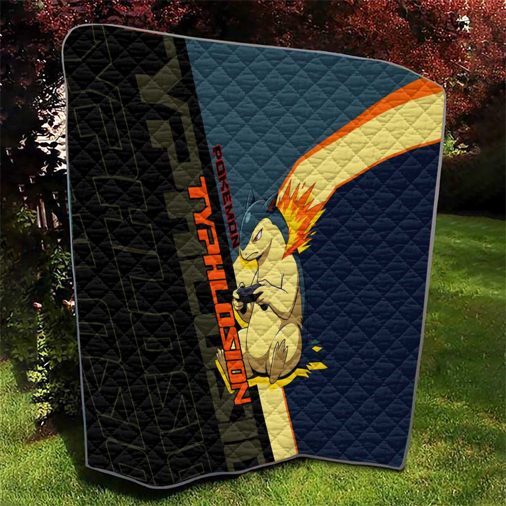 Typhlosion Poké Quilt Classic Retro Anime Style