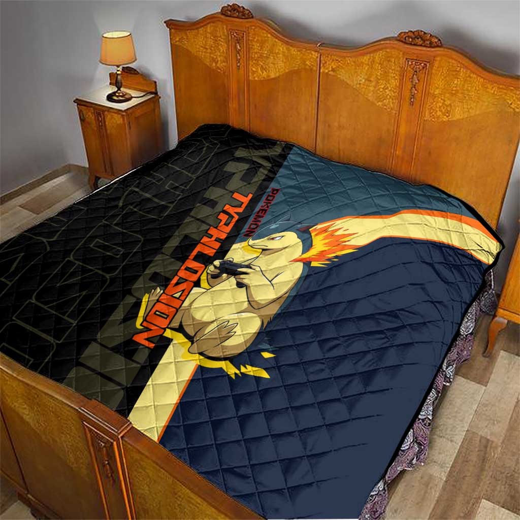 Typhlosion Poké Quilt Classic Retro Anime Style