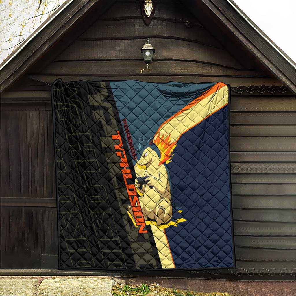 Typhlosion Poké Quilt Classic Retro Anime Style