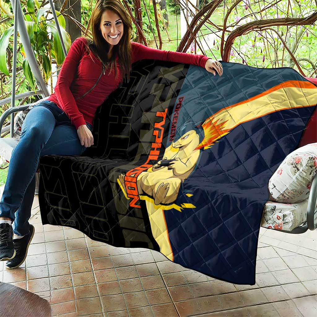 Typhlosion Poké Quilt Classic Retro Anime Style