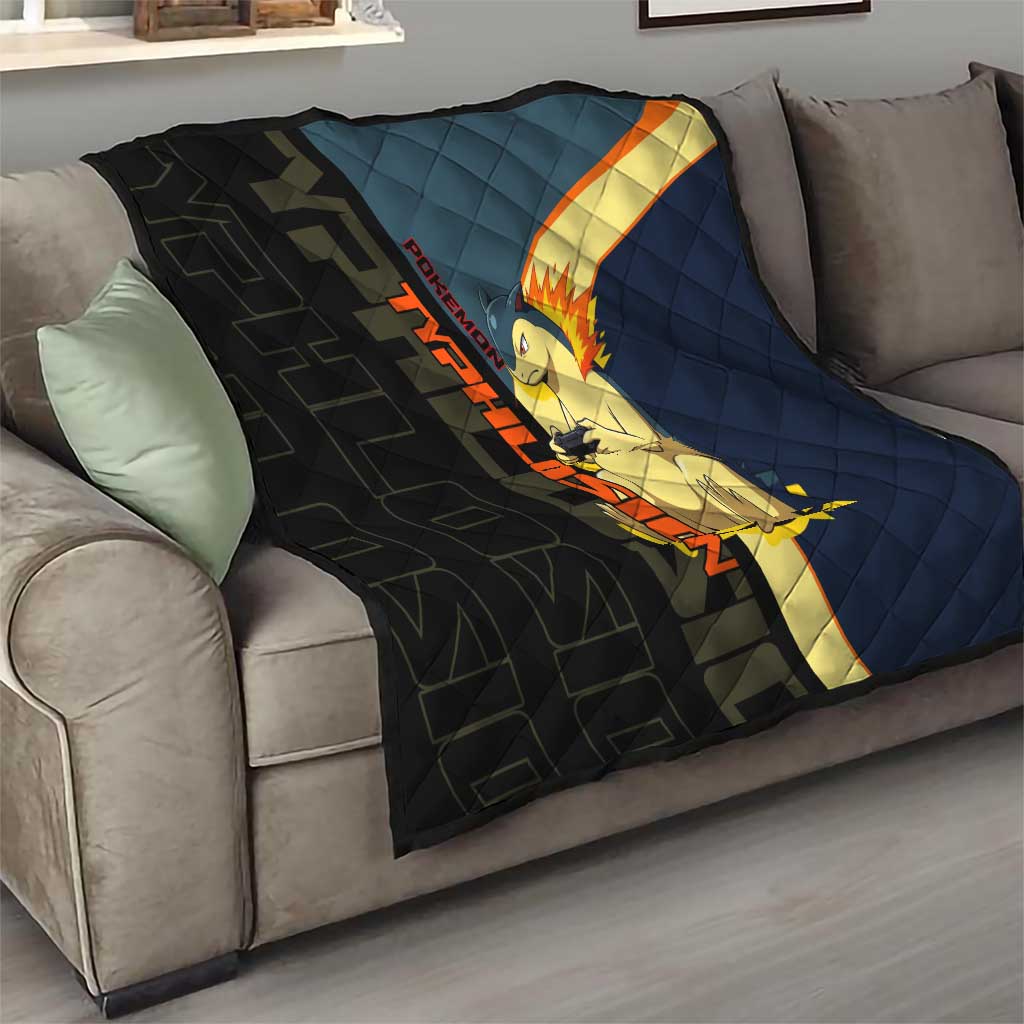 Typhlosion Poké Quilt Classic Retro Anime Style