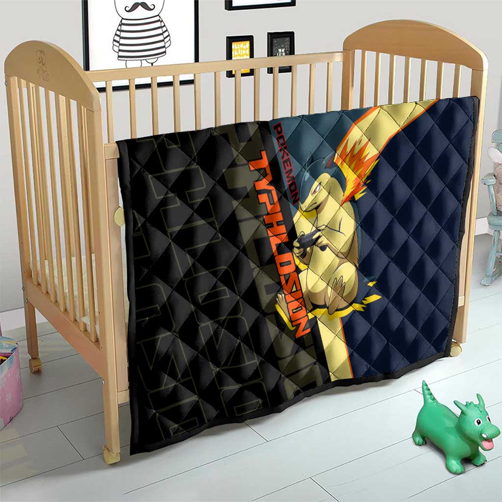 Typhlosion Poké Quilt Classic Retro Anime Style