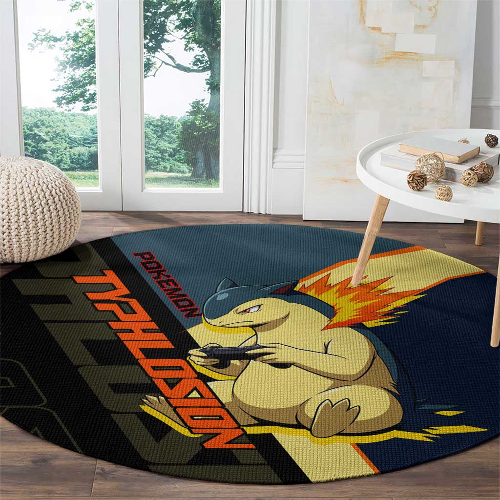 Typhlosion Poké Round Carpet Classic Retro Anime Style