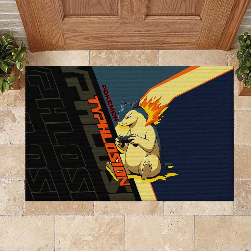 Typhlosion Poké Rubber Doormat Classic Retro Anime Style