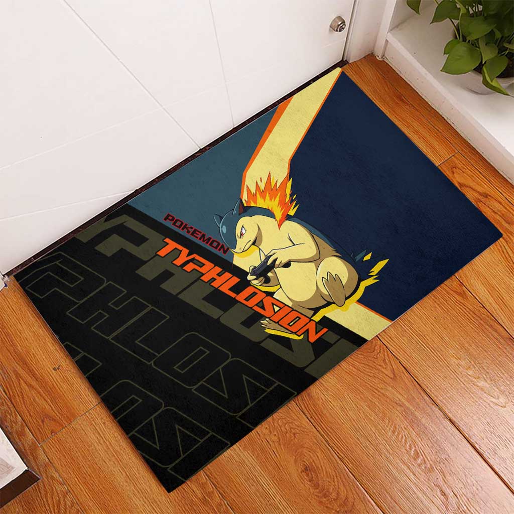 Typhlosion Poké Rubber Doormat Classic Retro Anime Style