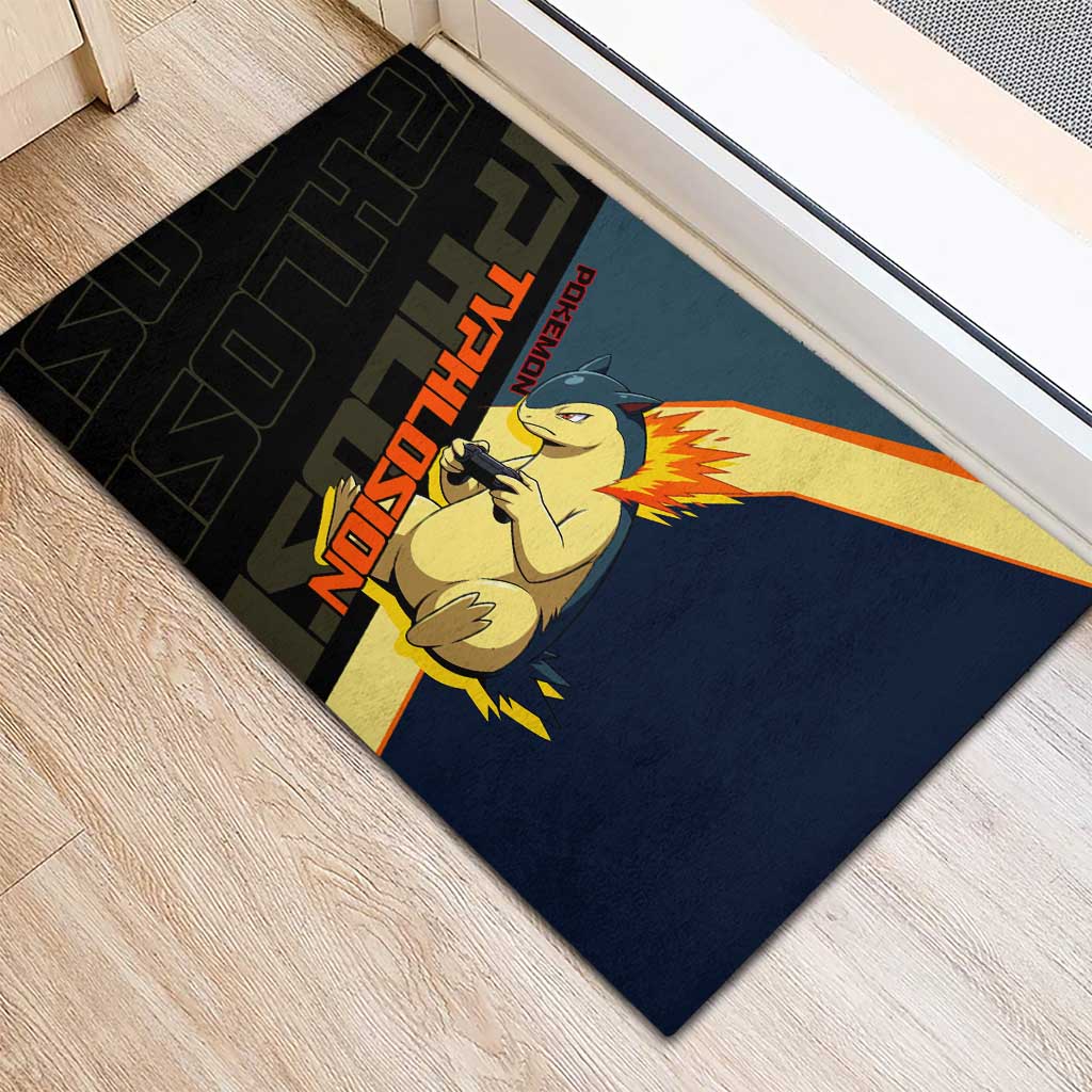 Typhlosion Poké Rubber Doormat Classic Retro Anime Style