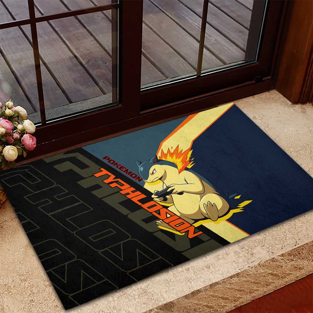 Typhlosion Poké Rubber Doormat Classic Retro Anime Style