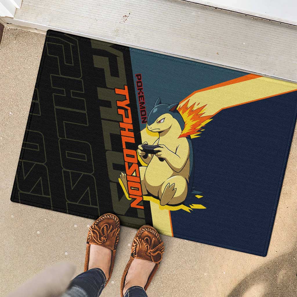 Typhlosion Poké Rubber Doormat Classic Retro Anime Style