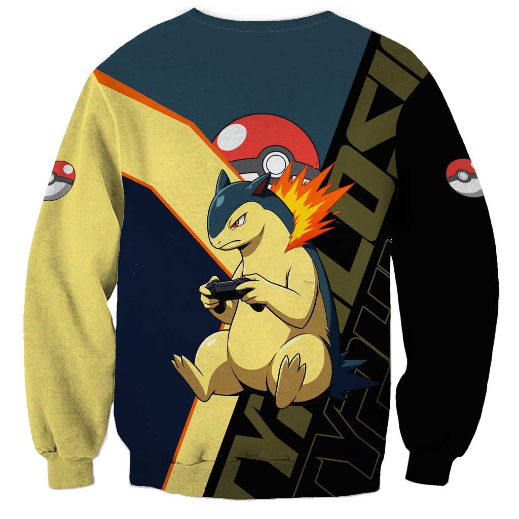 Typhlosion Poké Sweatshirt Classic Retro Anime Style