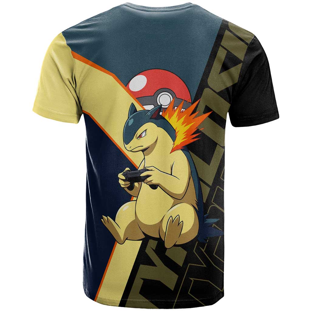 Typhlosion Poké T Shirt Classic Retro Anime Style