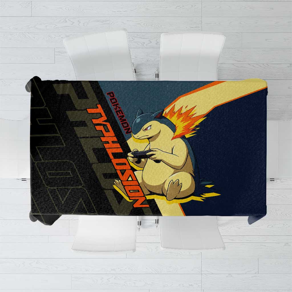 Typhlosion Poké Tablecloth Classic Retro Anime Style