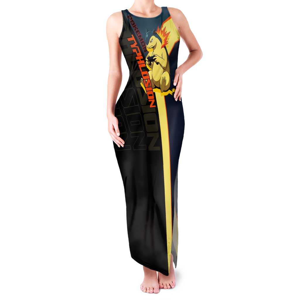 Typhlosion Poké Tank Maxi Dress Classic Retro Anime Style