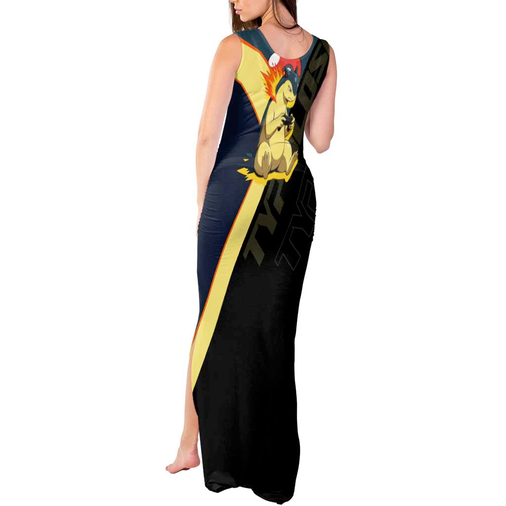 Typhlosion Poké Tank Maxi Dress Classic Retro Anime Style