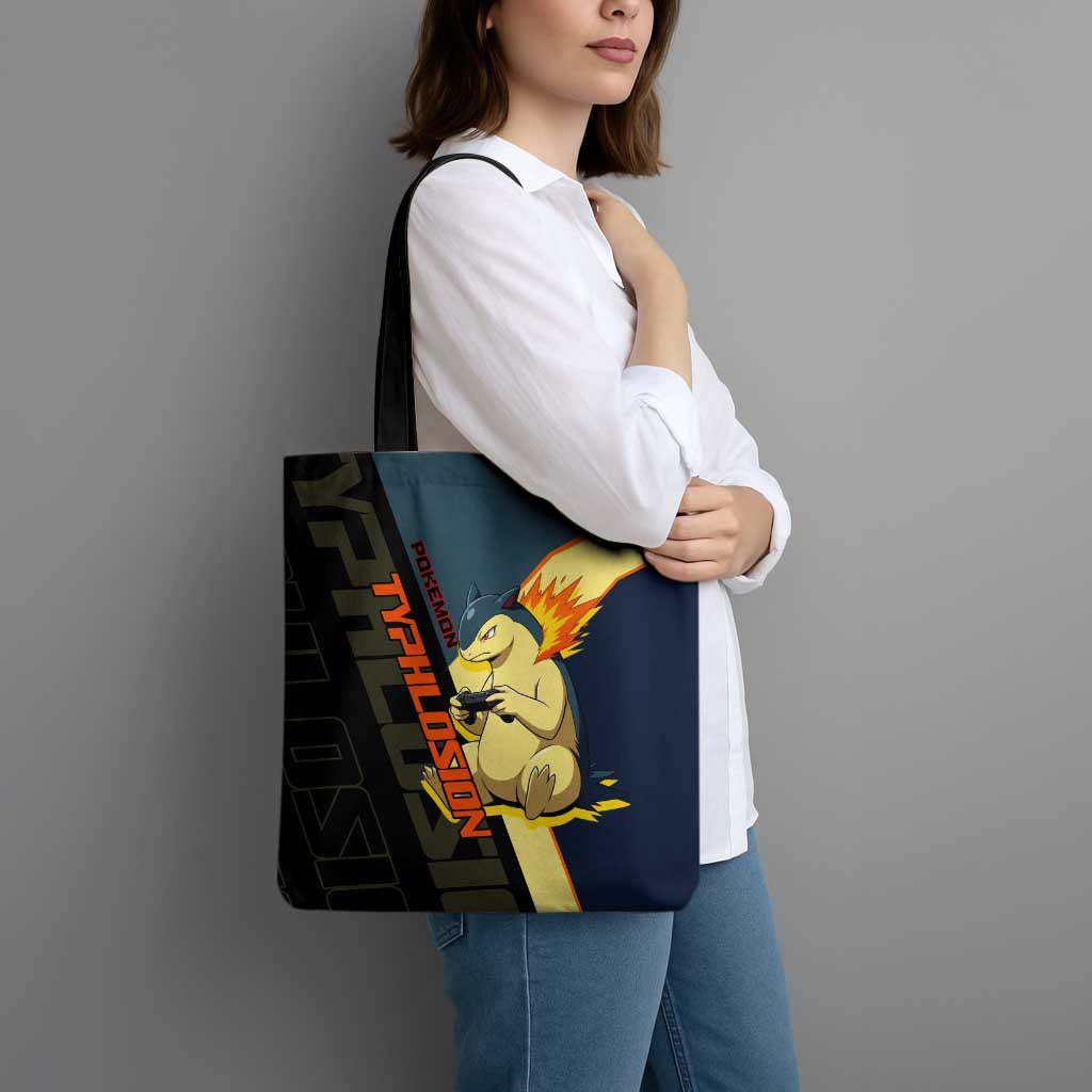 Typhlosion Poké Tote Bag Classic Retro Anime Style