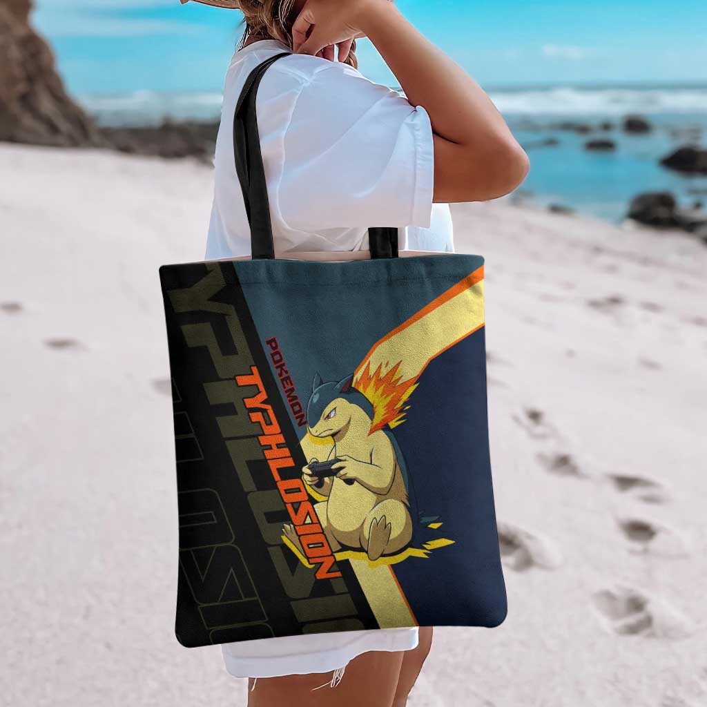 Typhlosion Poké Tote Bag Classic Retro Anime Style