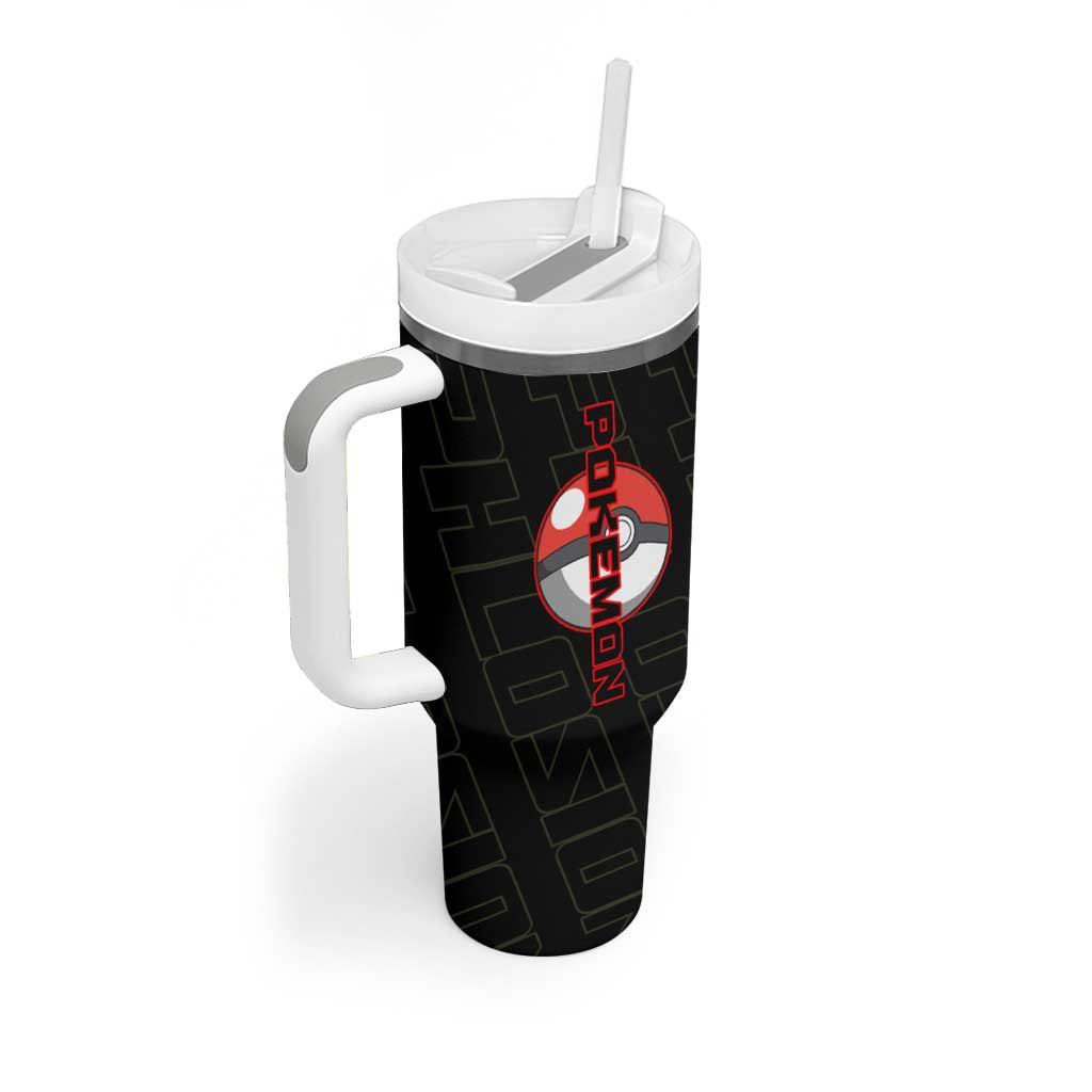 Typhlosion Poké Tumbler With Handle Classic Retro Anime Style