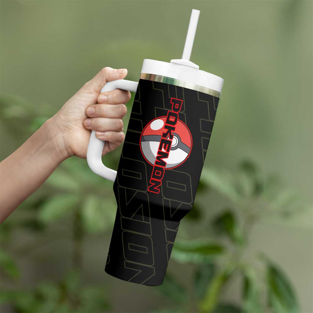 Typhlosion Poké Tumbler With Handle Classic Retro Anime Style