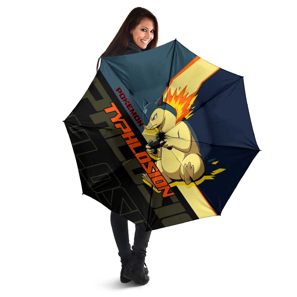 Typhlosion Poké Umbrella Classic Retro Anime Style