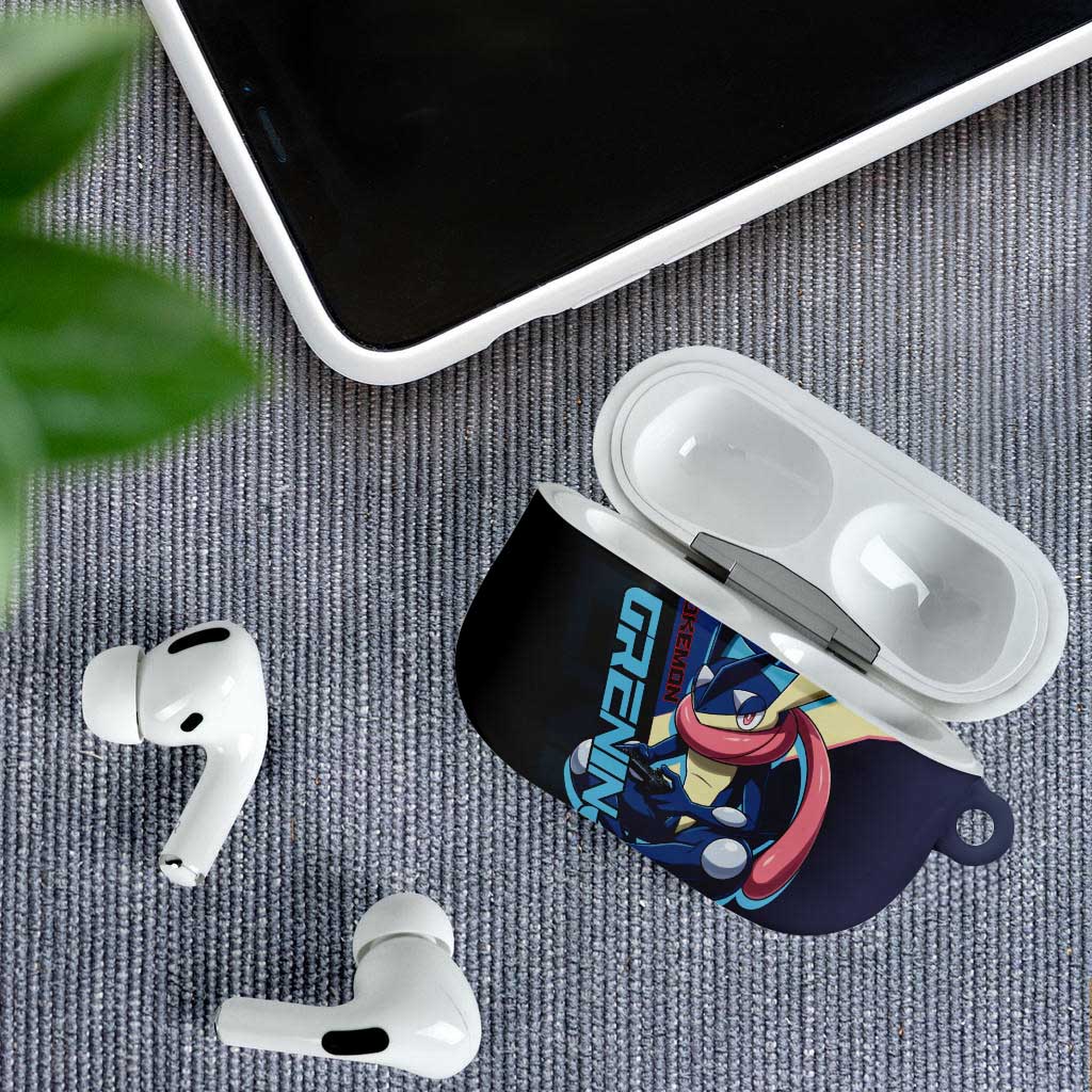 Greninja Poké AirPods Case Sleek Retro Anime Style