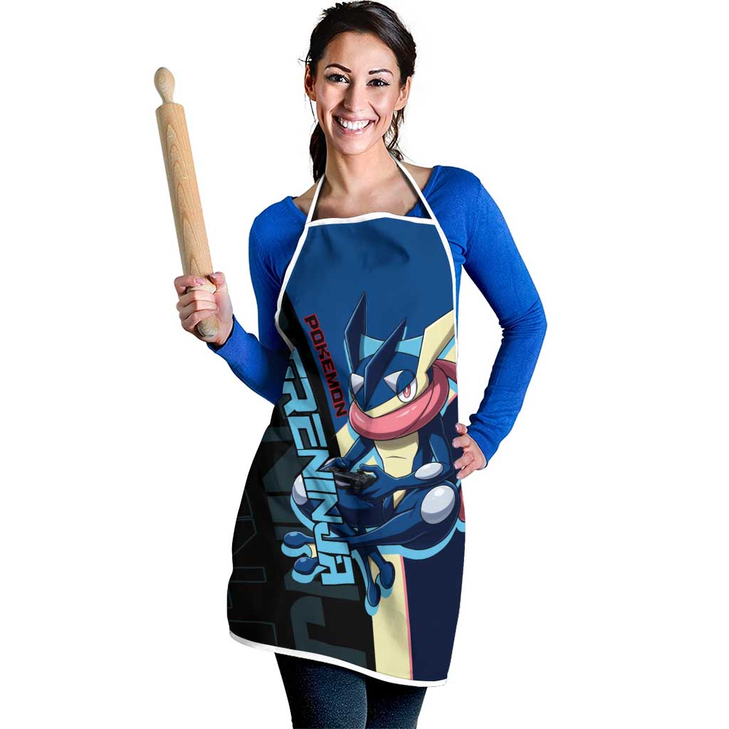 Greninja Poké Apron Sleek Retro Anime Style