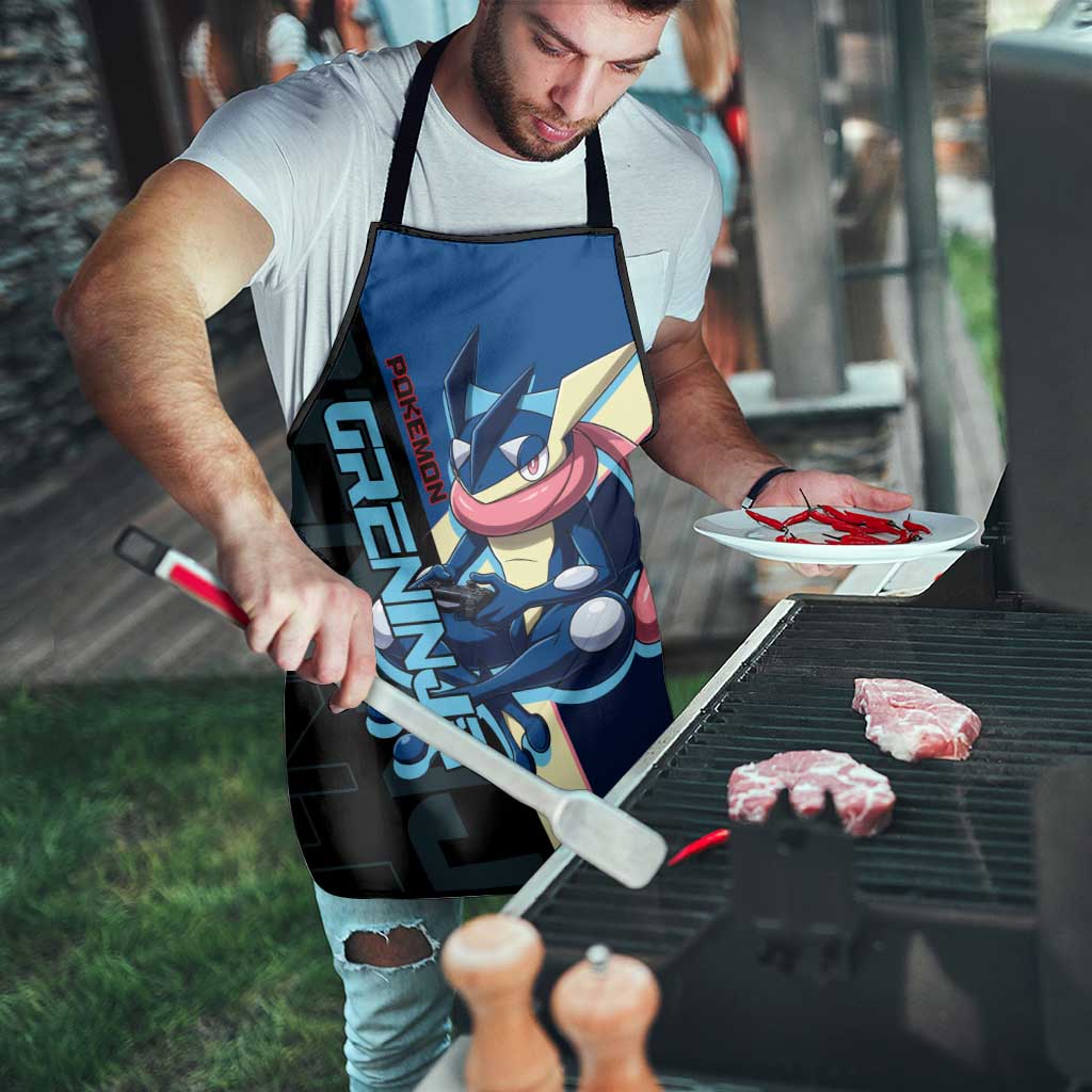 Greninja Poké Apron Sleek Retro Anime Style