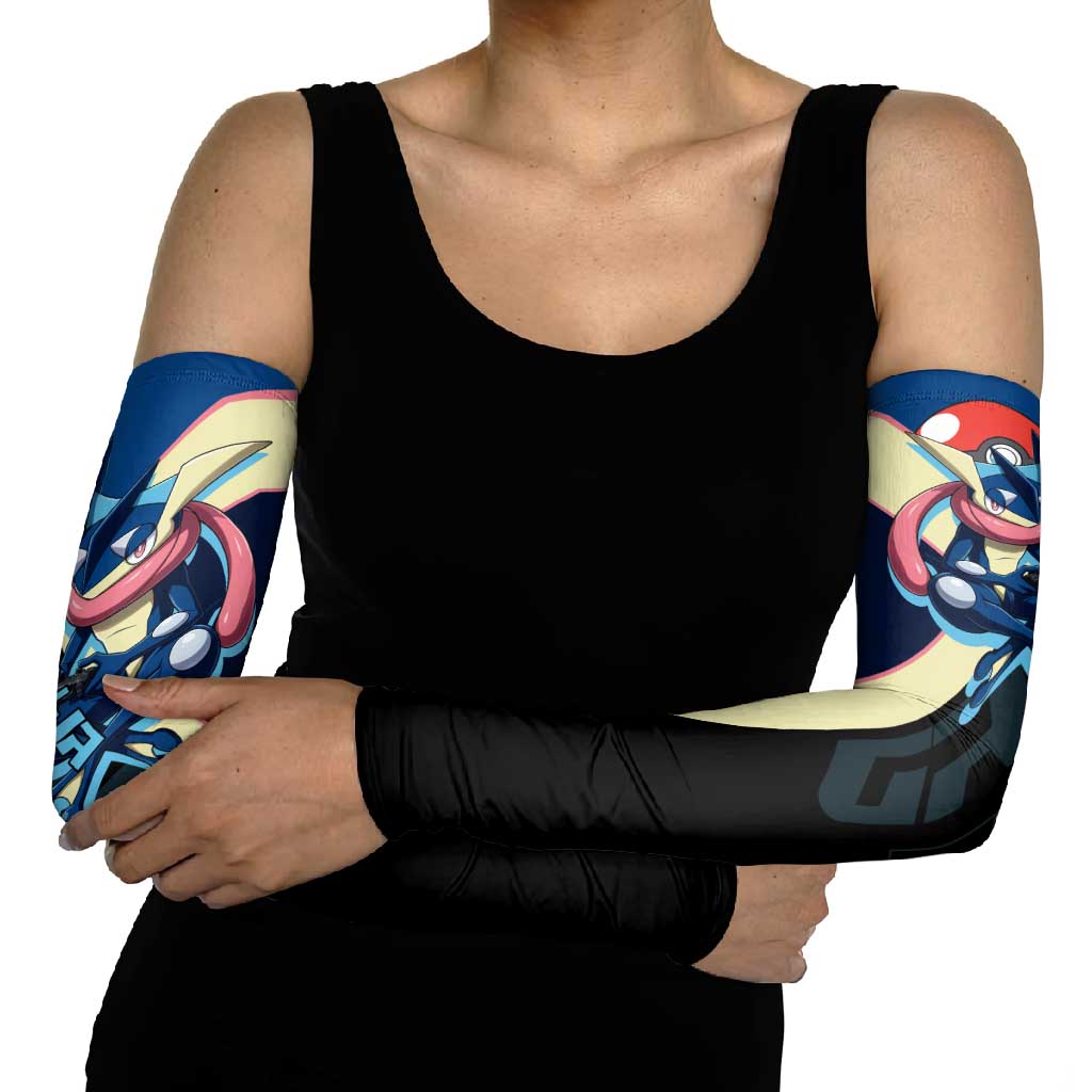 Greninja Poké Arm Sleeves Sleek Retro Anime Style